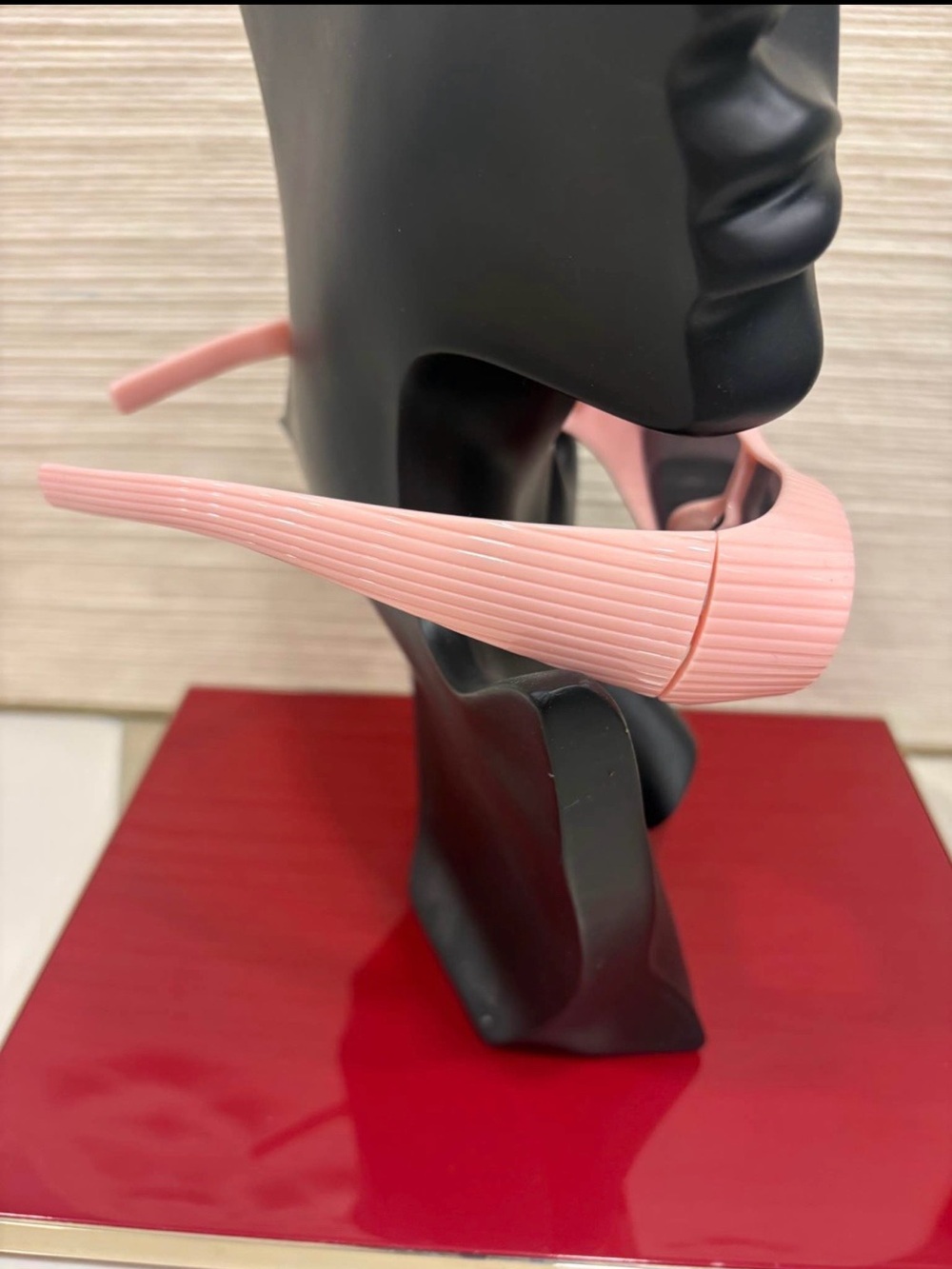 Pink frame sunglasses